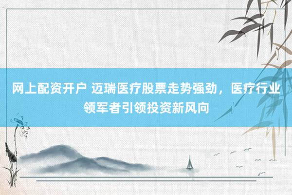 网上配资开户 迈瑞医疗股票走势强劲，医疗行业领军者引领投资新风向