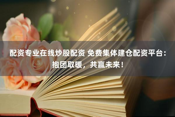 配资专业在线炒股配资 免费集体建仓配资平台：抱团取暖，共赢未来！